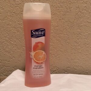 New Unused Suave Mango Mandarin Body Wash. 12 oz. Infused with mango & mandarin.